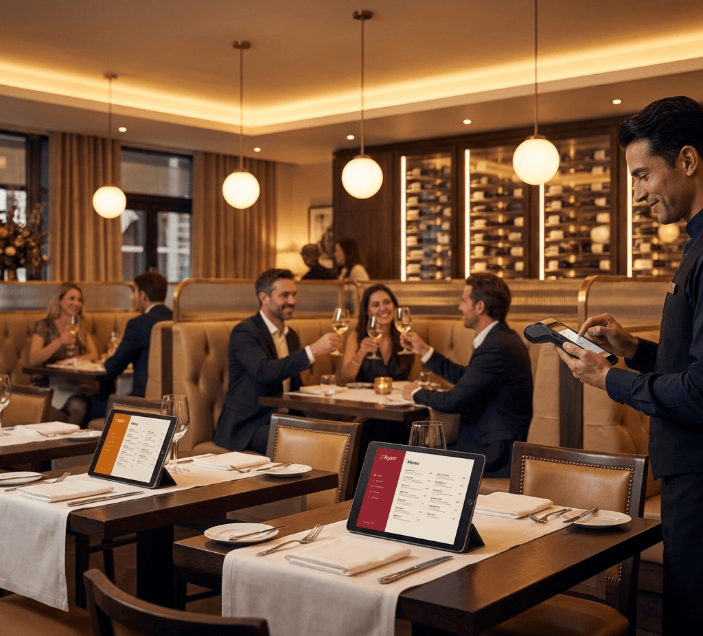 Restaurante transformado con tecnología
